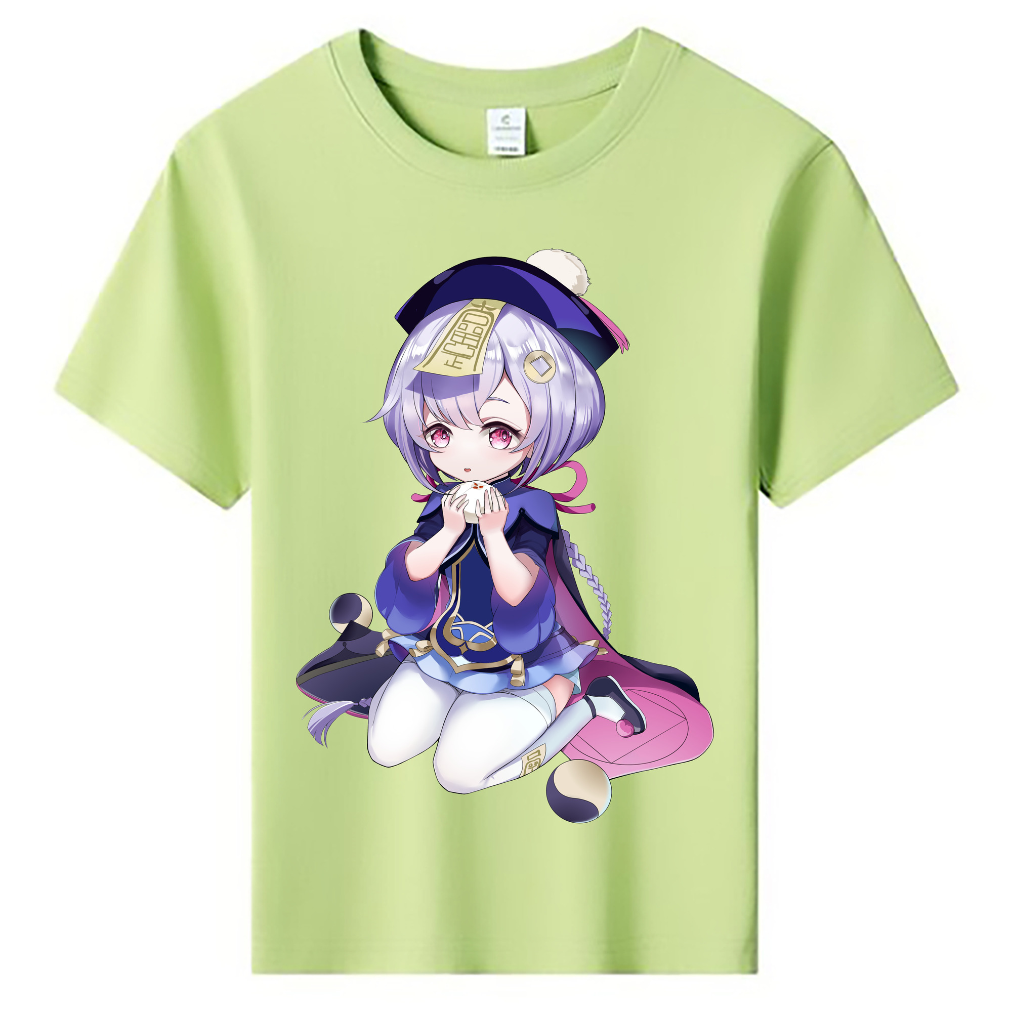 げんし神 七七 なな  genshin Nana 綿100％キッズTシャツ（フロントプリント）